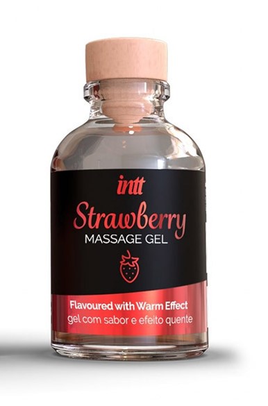 Gel de Masaj cu Efect de Incalzire Aroma Capsuni 30 ml