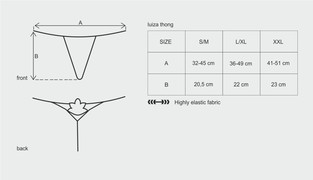 Bikini Luiza Alb S/M