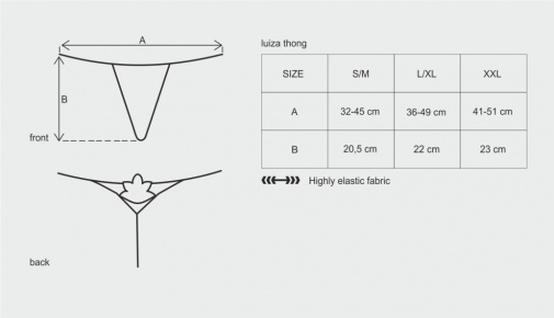 Bikini Luiza Alb L/XL