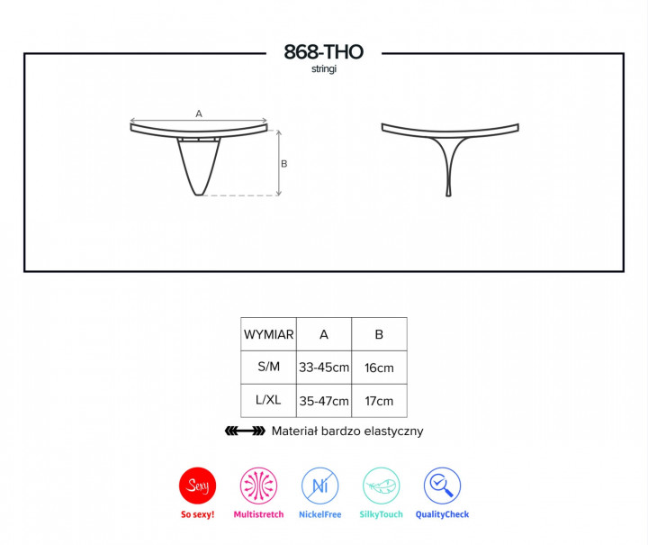 Bikini Iris Negru L/XL