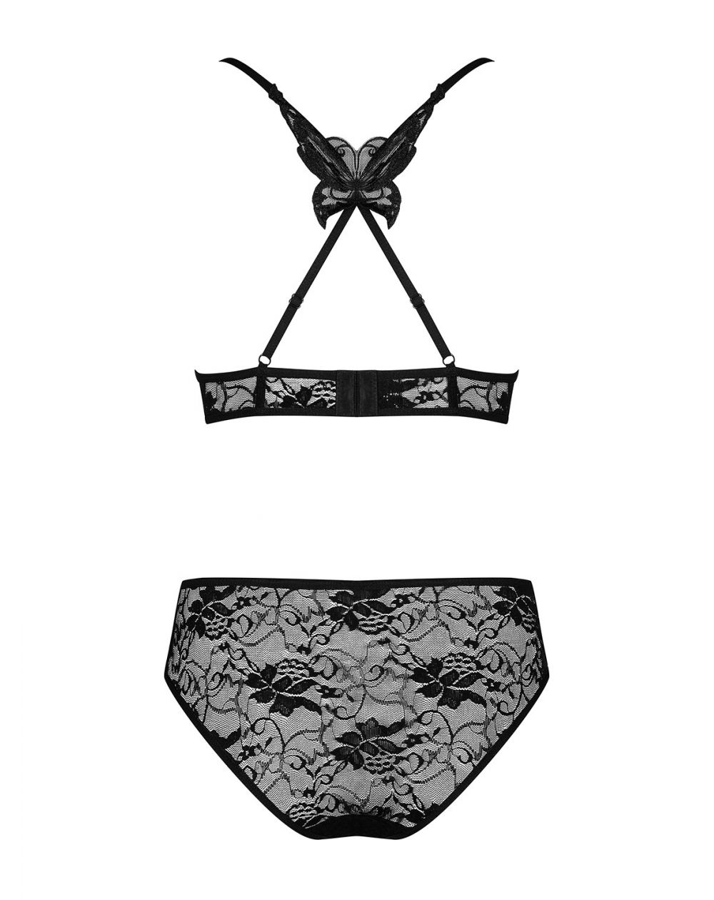 Set 2 Piese Lenjerie Kokietta Negru S/M