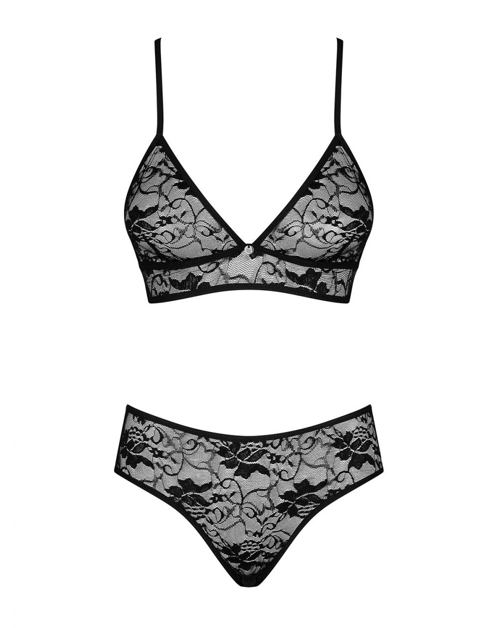 Set 2 Piese Lenjerie Kokietta Negru S/M