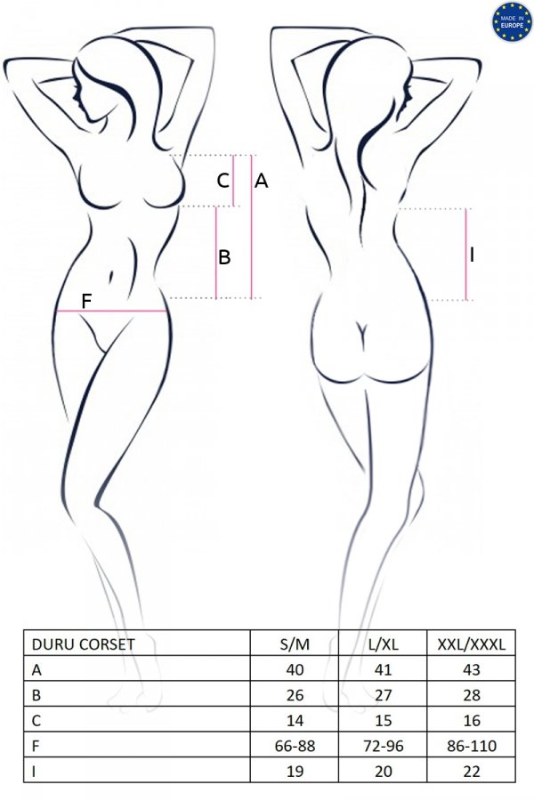 Corset si Bikini Duru din Tulle, Negru, S/M