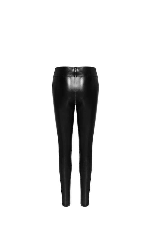 Colanti Snake Wetlook cu Fermoar Dublu S