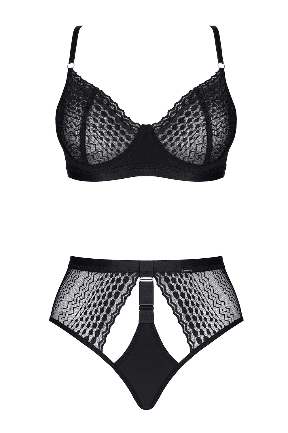 Set Lenjerie Sarita 2 Piese Negru M