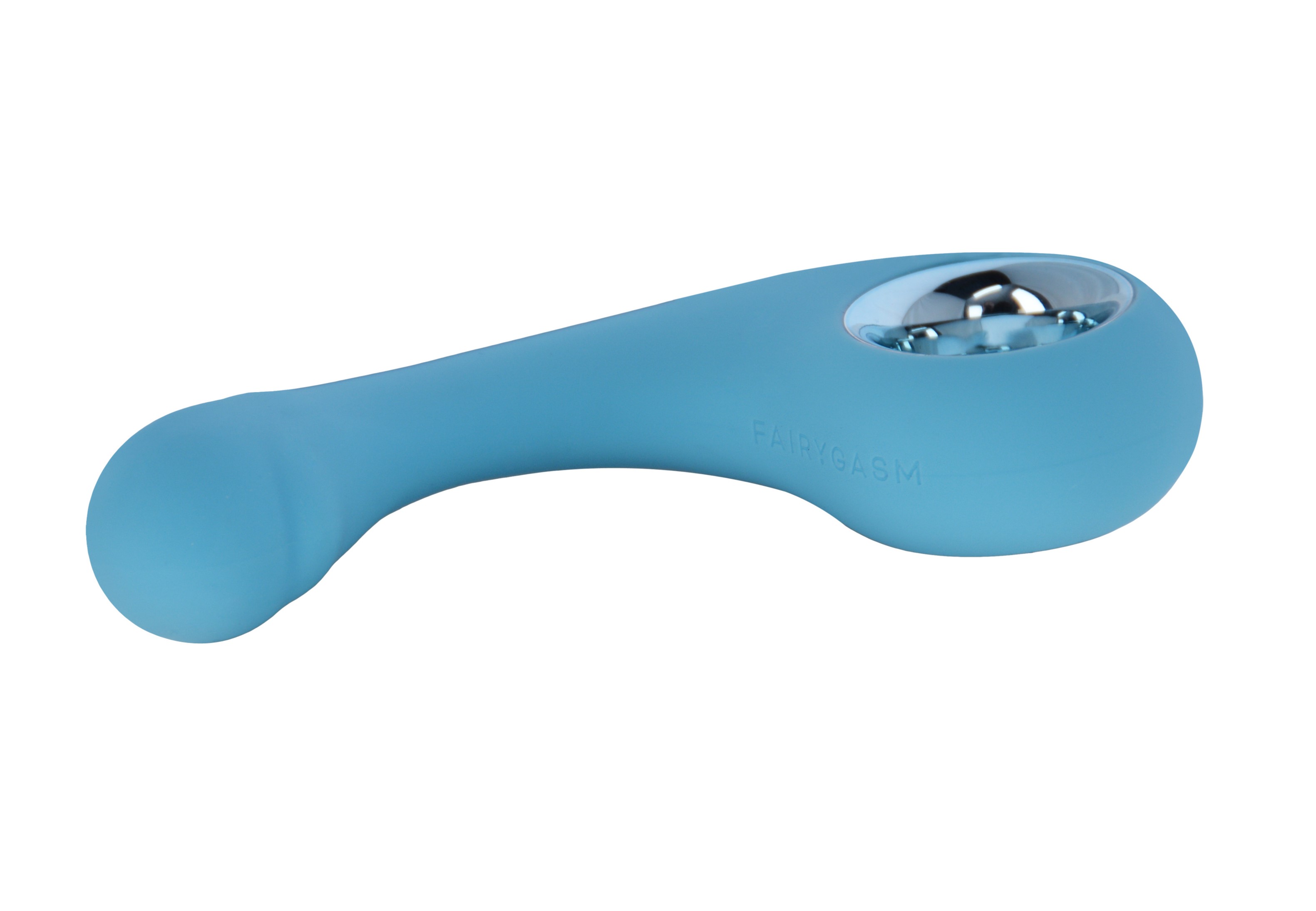 Vibrator BraveryAward FairyGasm, 9 Moduri Vibratii, Silicon, USB, IPX7, Albastru, 12.5 cm