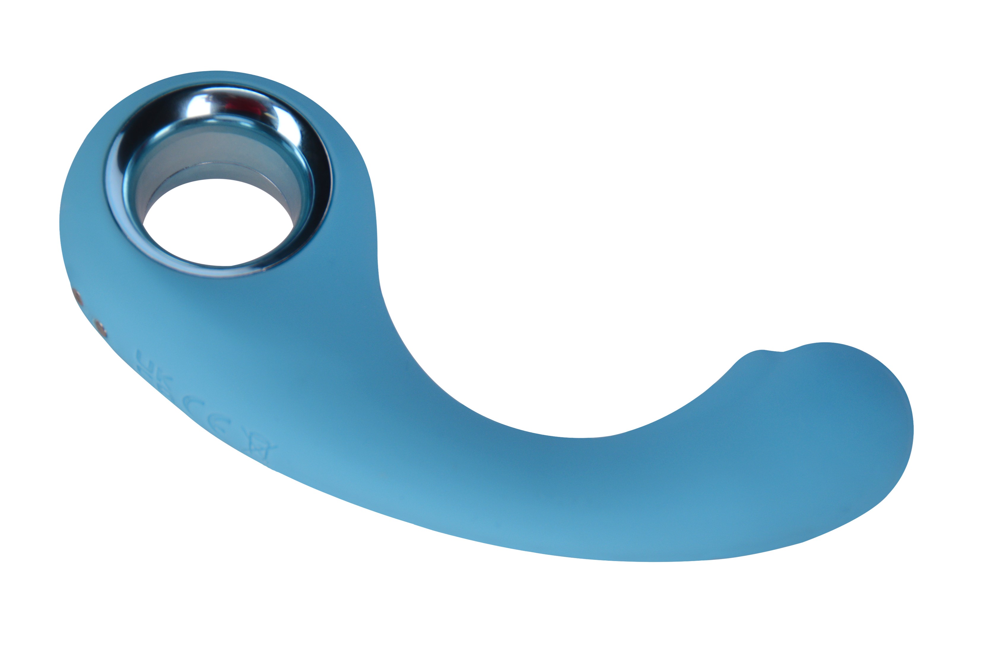 Vibrator BraveryAward FairyGasm, 9 Moduri Vibratii, Silicon, USB, IPX7, Albastru, 12.5 cm
