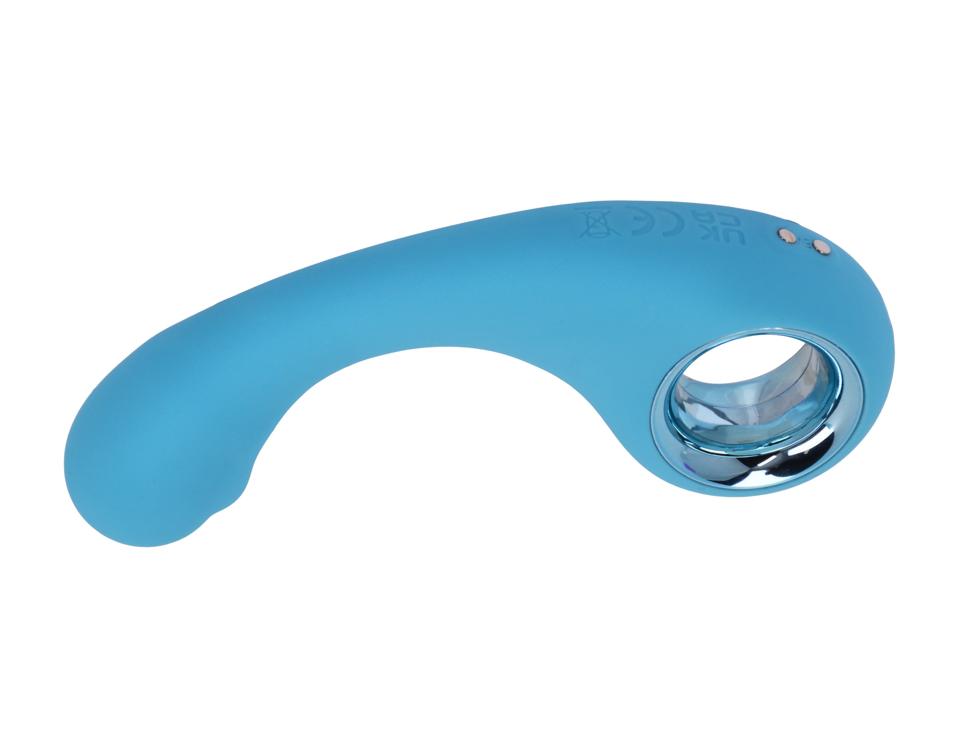 Vibrator BraveryAward FairyGasm, 9 Moduri Vibratii, Silicon, USB, IPX7, Albastru, 12.5 cm
