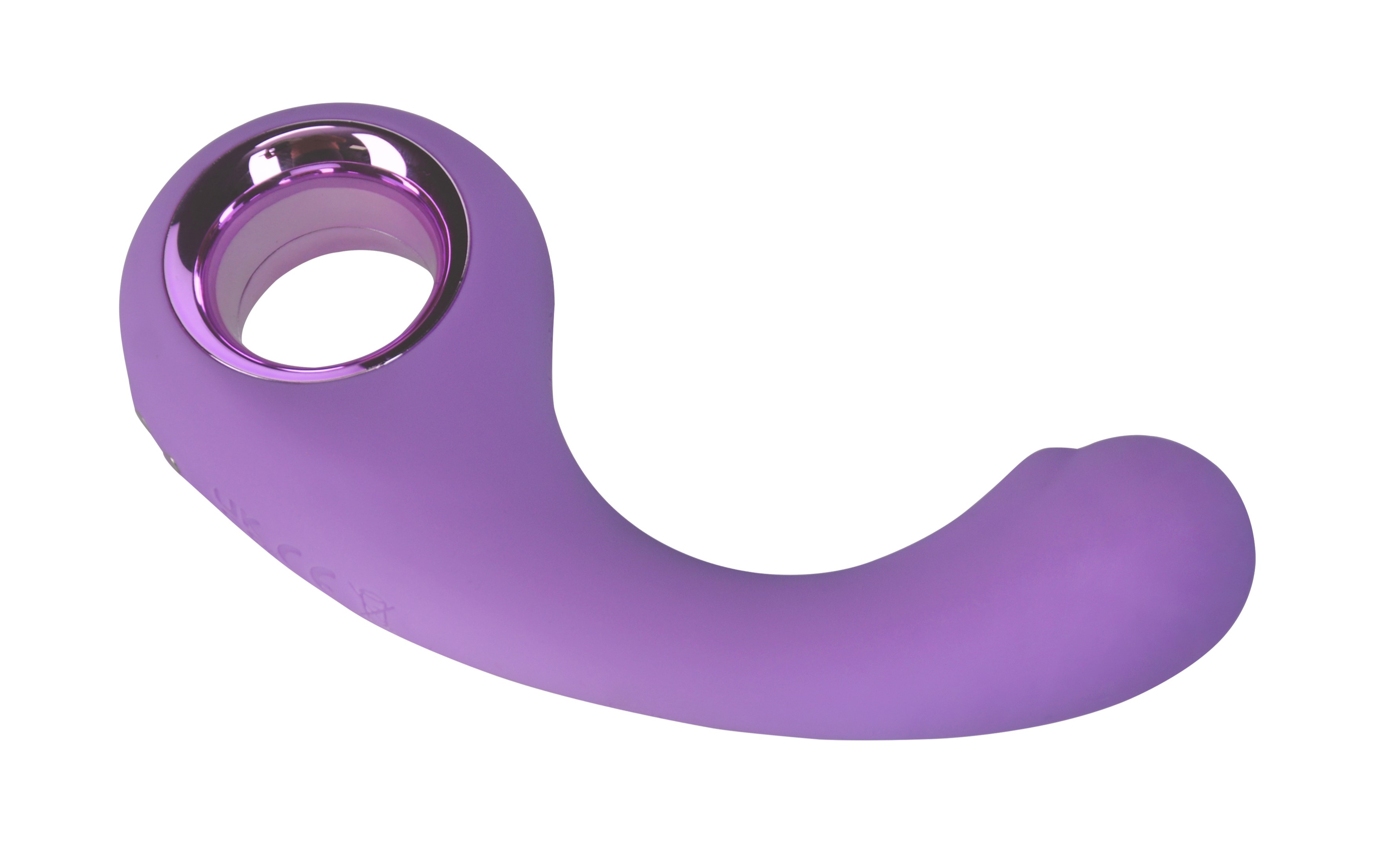 Vibrator BraveryAward FairyGasm, 9 Moduri Vibratii, Silicon, USB, IPX7, Mov, 12.5 cm