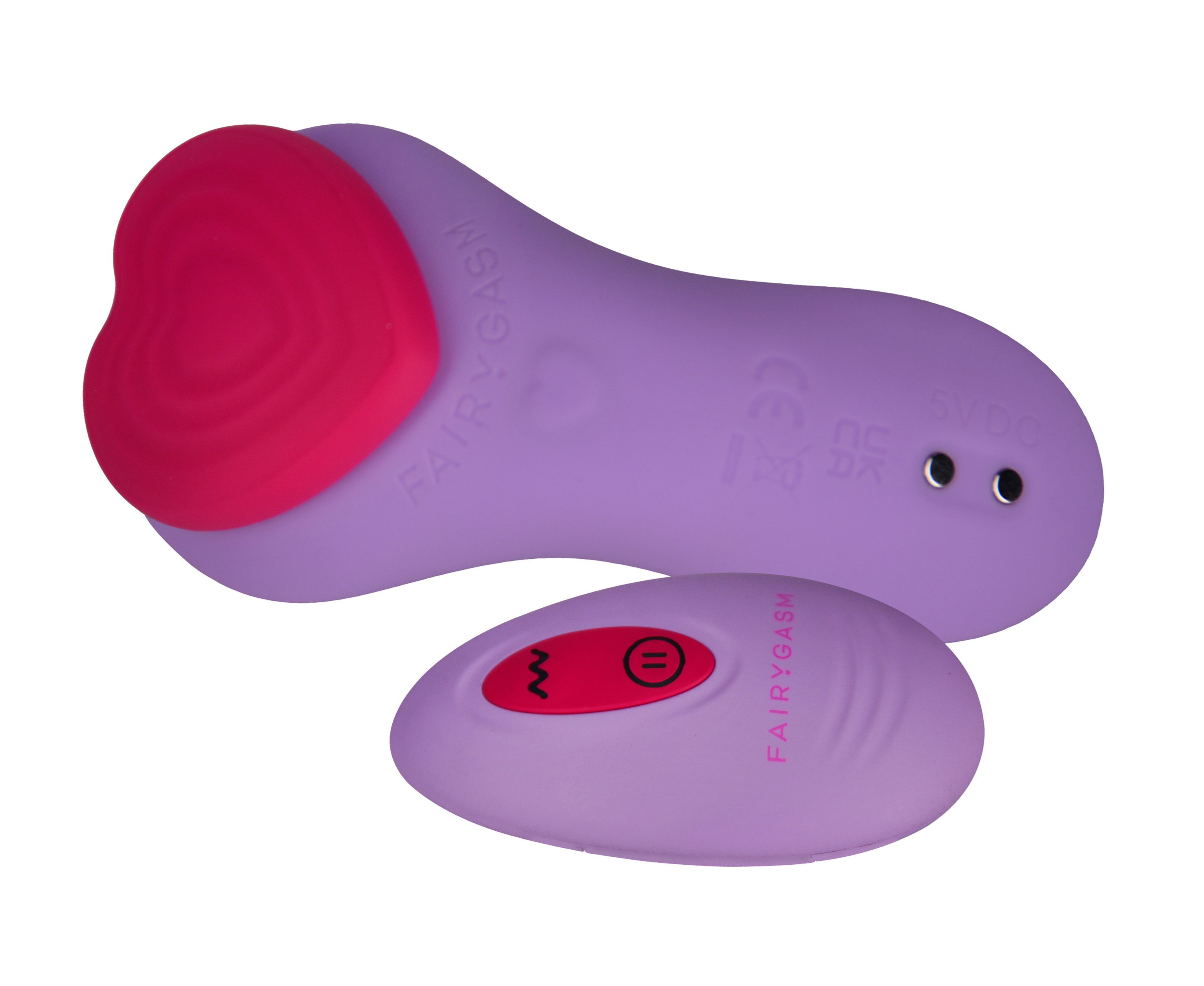 Vibrator Wearable HeartGem FairyGasm, 9 Moduri Vibratii, Remote Control, Silicon, USB, Mov