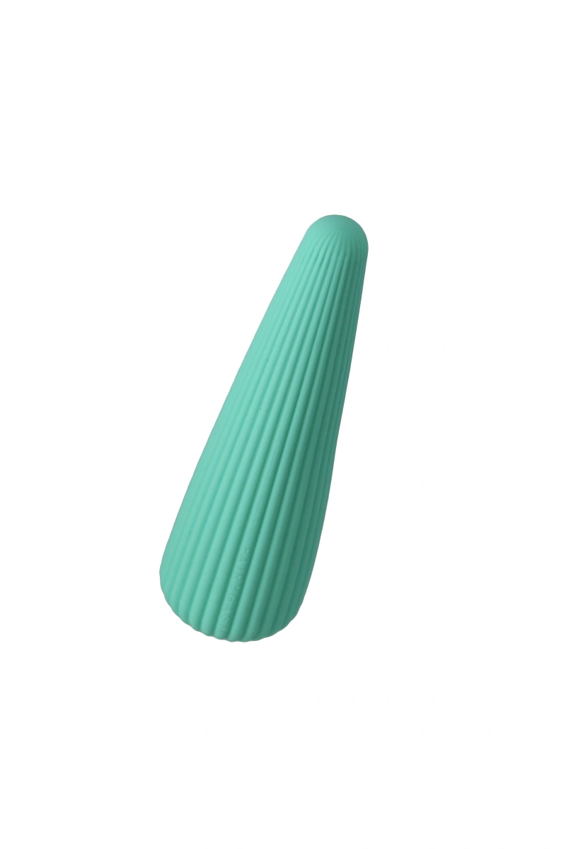 Vibrator IcyCone FairyGasm, 10 Moduri Vibratii, USB, Verde, 13.5 cm