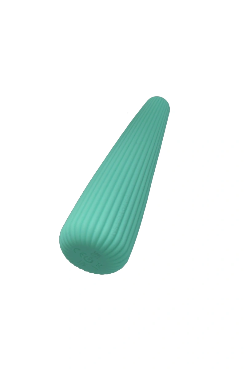 Vibrator IcyCone FairyGasm, 10 Moduri Vibratii, USB, Verde, 13.5 cm