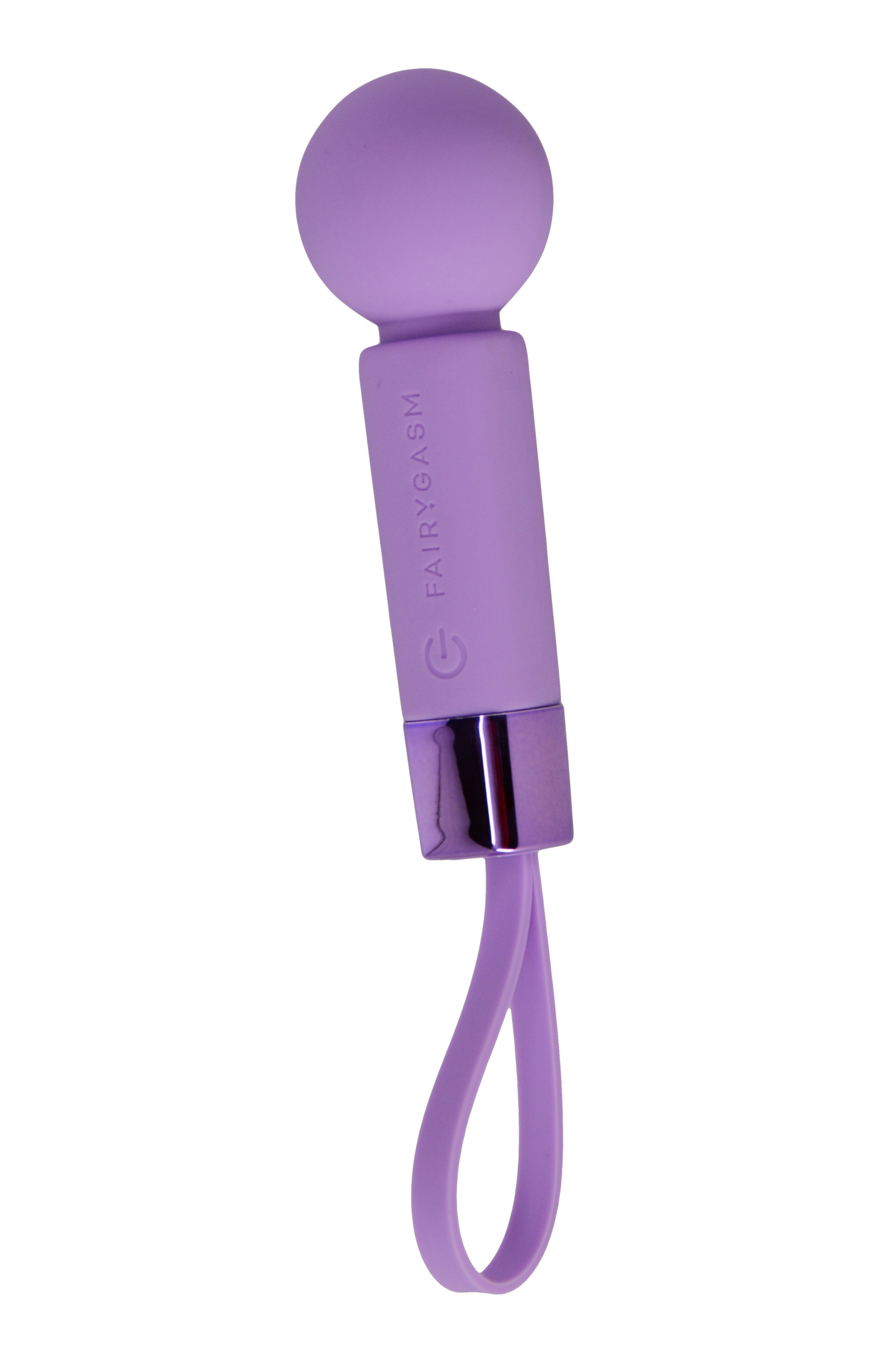 Mini Wand Pearlstasy FairyGasm, 8 Moduri Vibratii, Silicon, USB, IPX7, Mov, 11 cm