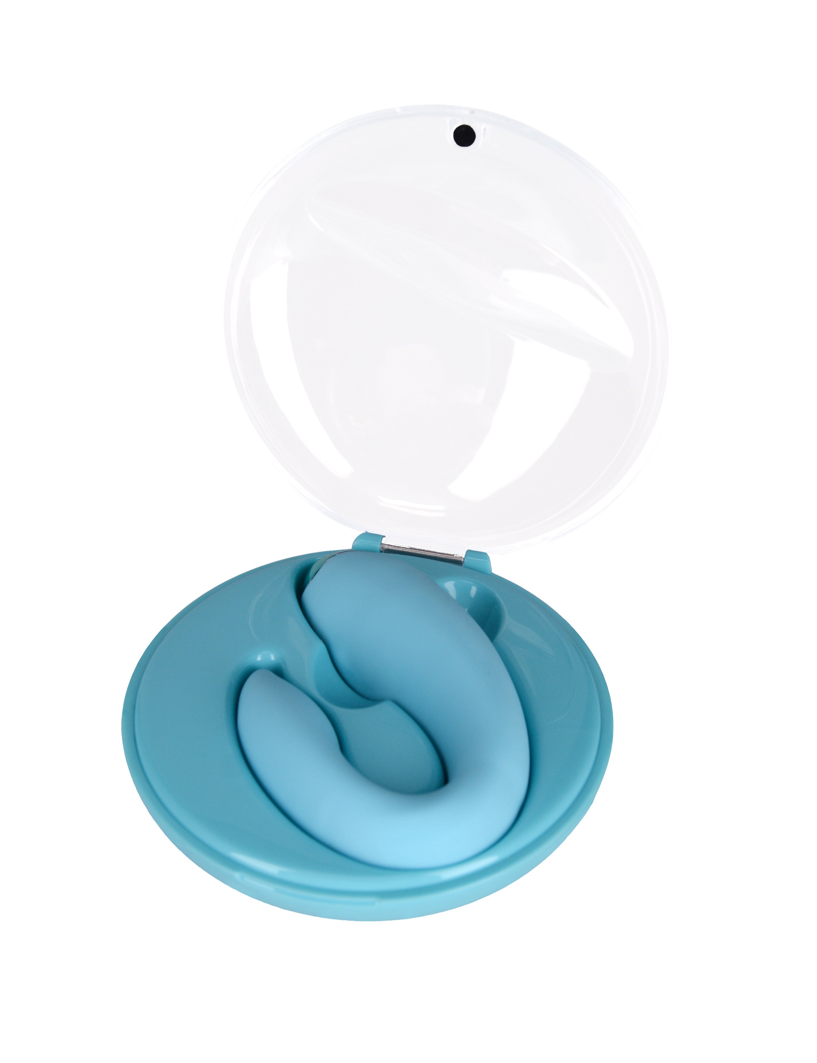 Vibrator Cuplu PleasureBerry FairyGasm, 10 Moduri Vibratii, Remote Control, Silicon, USB, IPX7, Albastru
