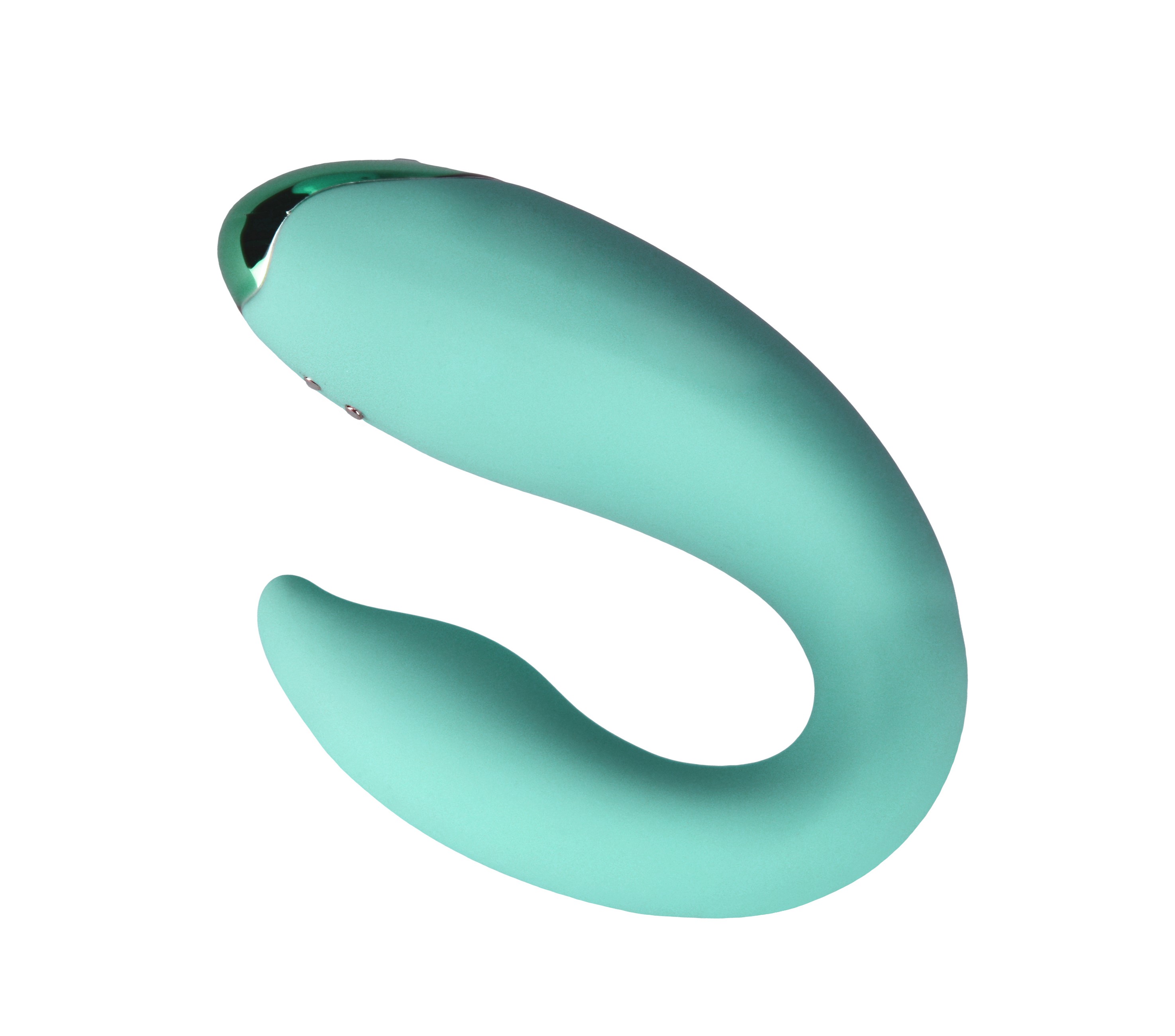 Vibrator Cuplu PleasureBerry FairyGasm, 10 Moduri Vibratii, Remote Control, Silicon, USB, IPX7, Verde