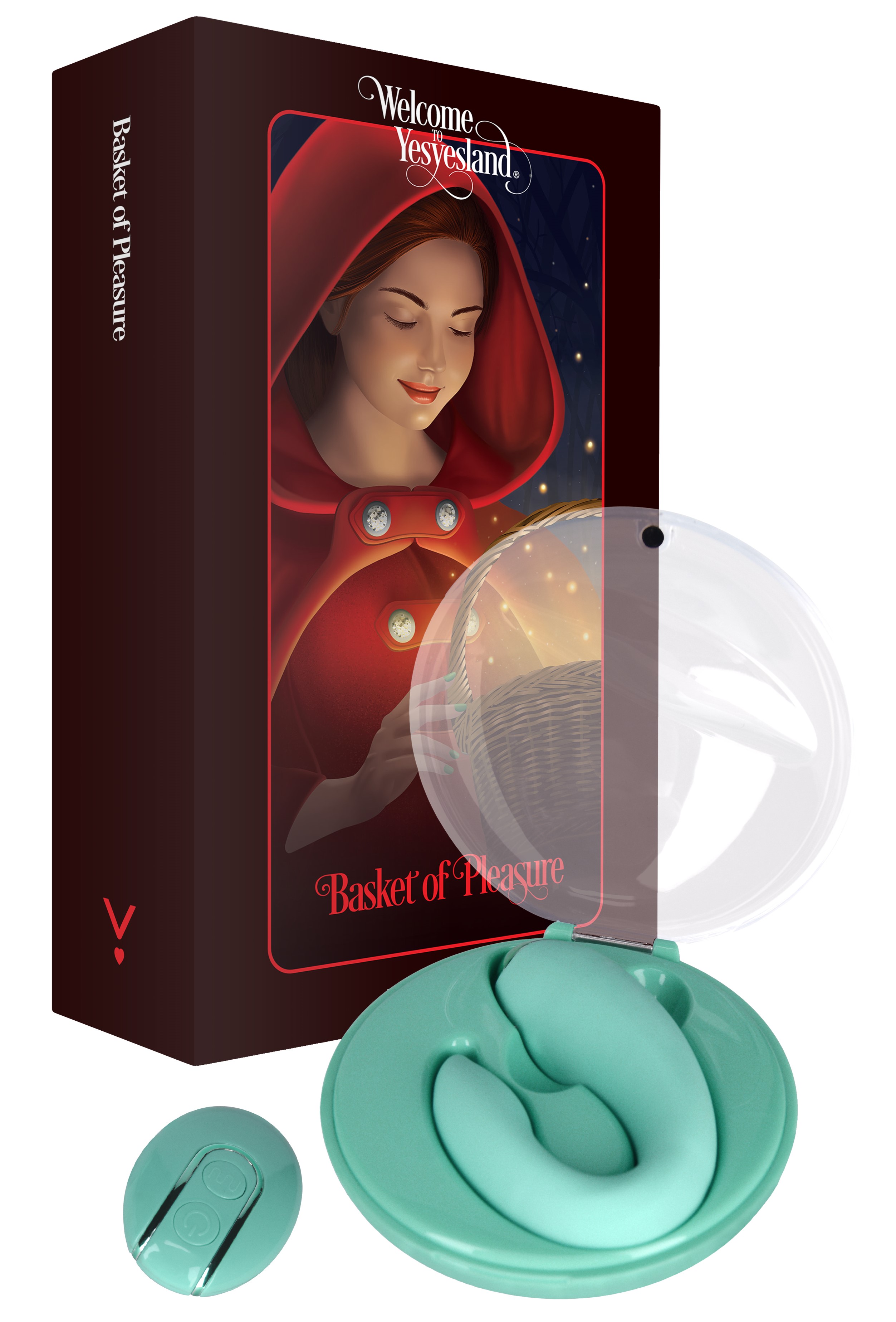Vibrator Cuplu PleasureBerry FairyGasm, 10 Moduri Vibratii, Remote Control, Silicon, USB, IPX7, Verde