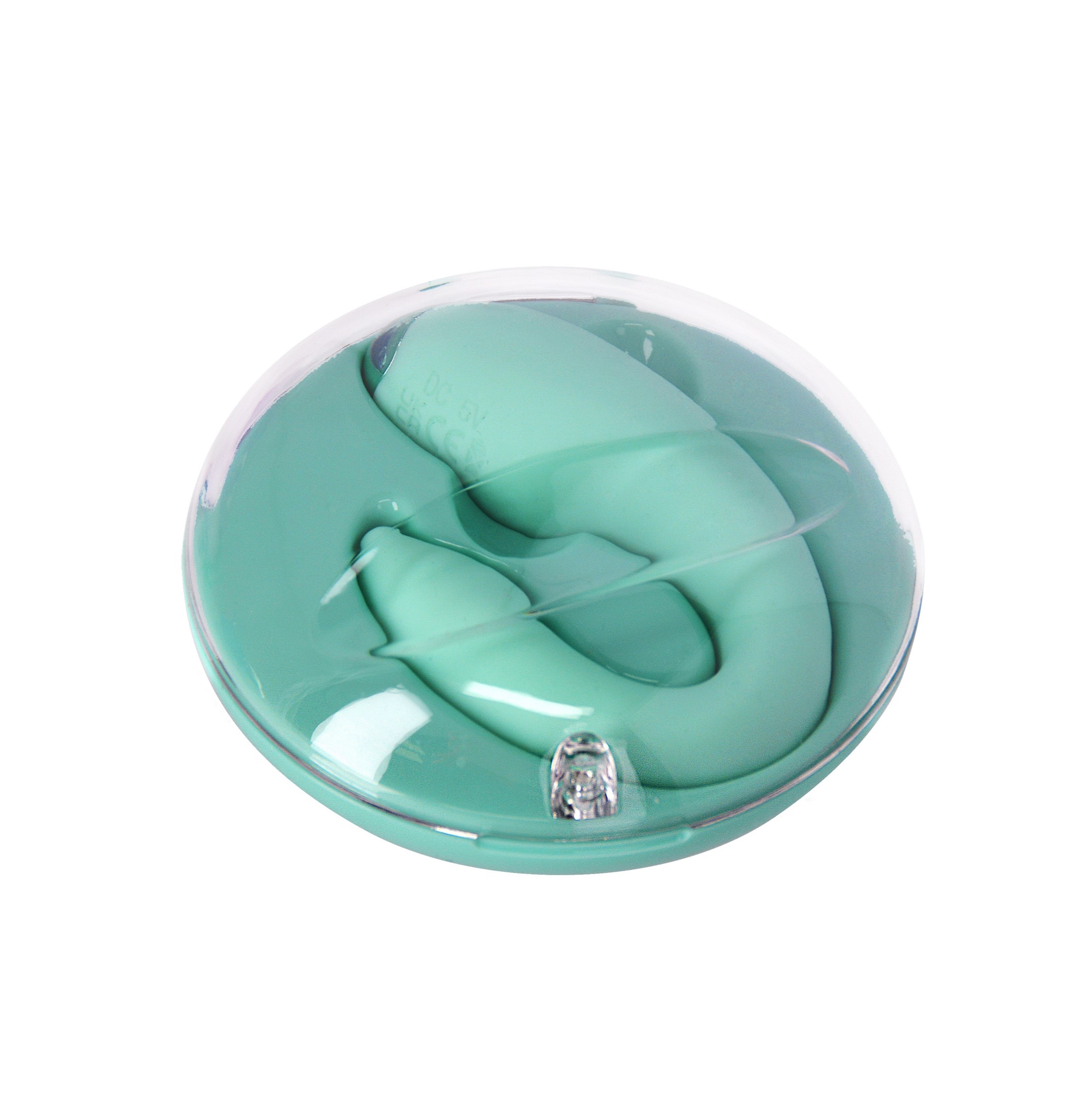 Vibrator Cuplu PleasureBerry FairyGasm, 10 Moduri Vibratii, Remote Control, Silicon, USB, IPX7, Verde
