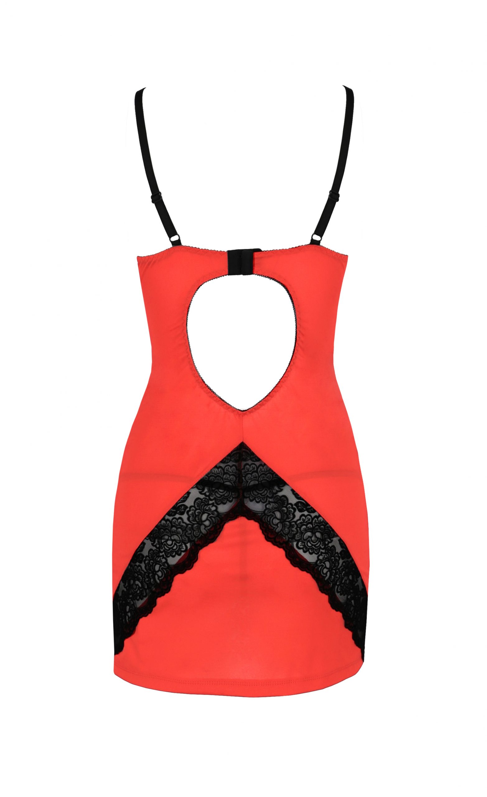 Rochie Polina, Rosu/Negru, S/M