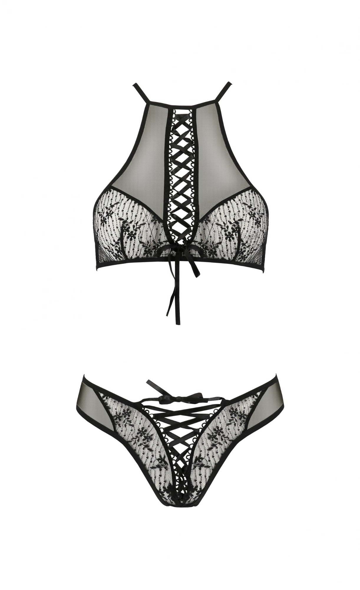 Set Lenjerie Azalia, Negru, S/M