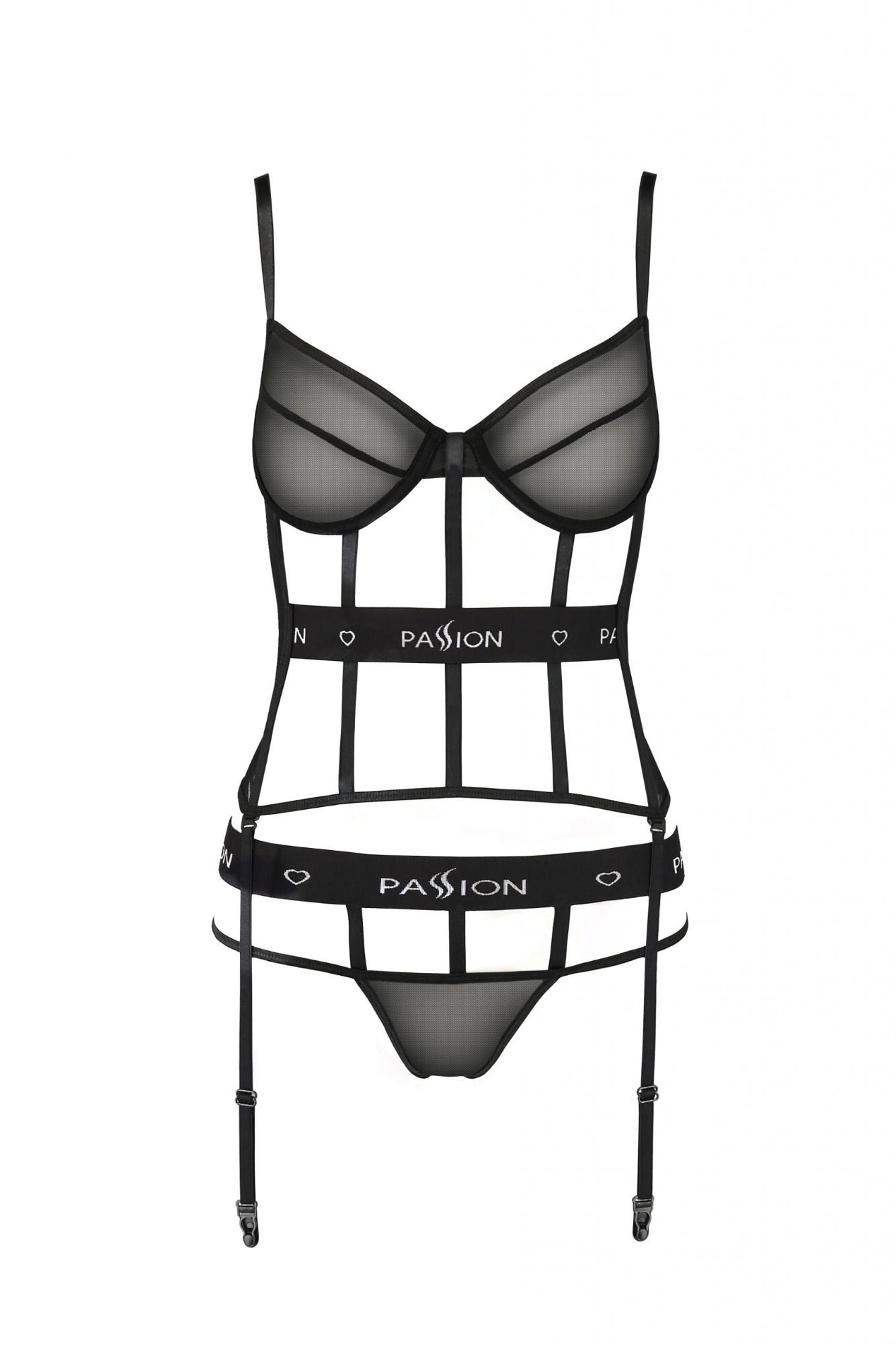 Set 2 Piese Kyouka, Negru, S/M