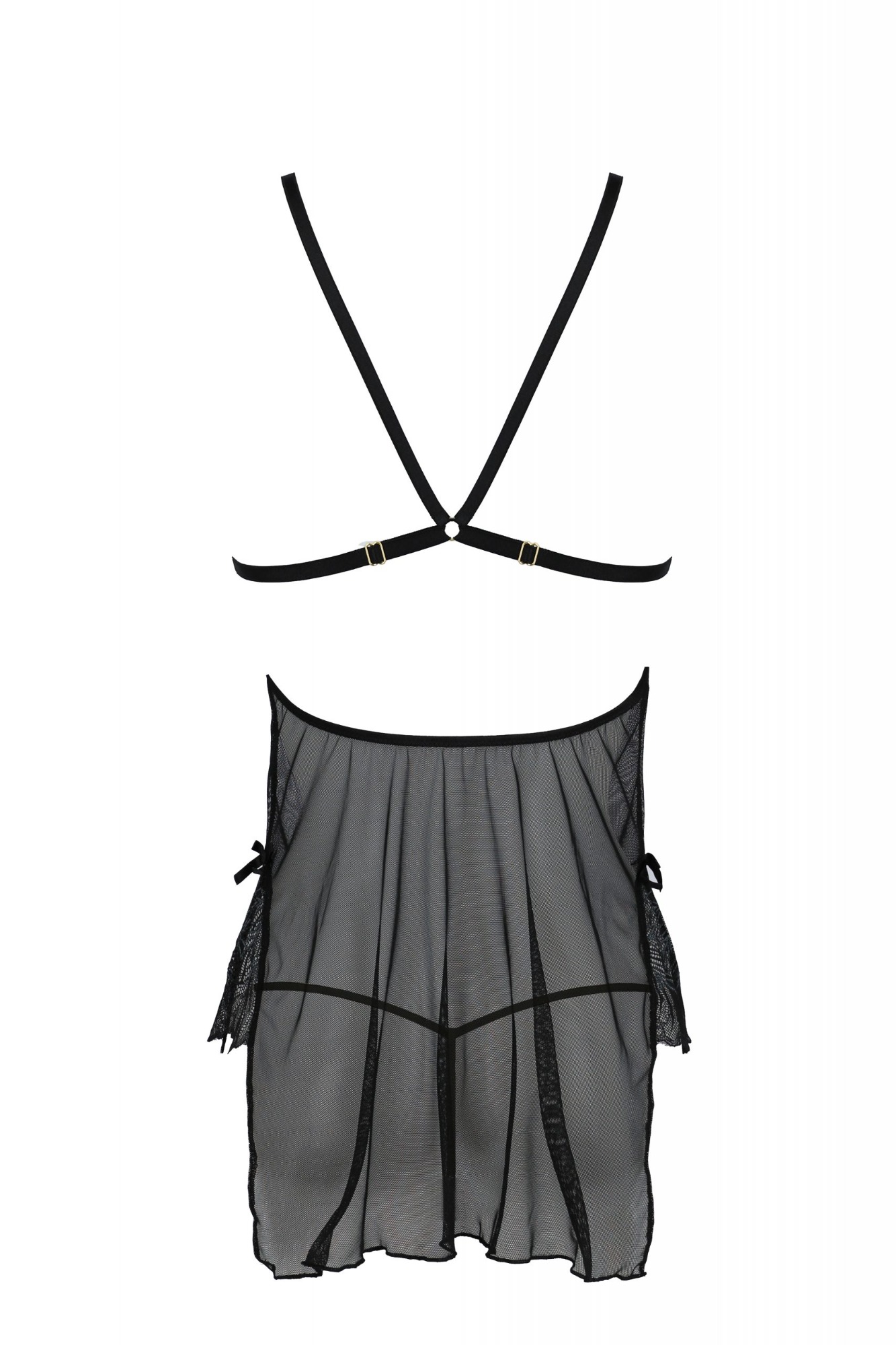 Rochie Babydoll Deliena, Negru, S/M