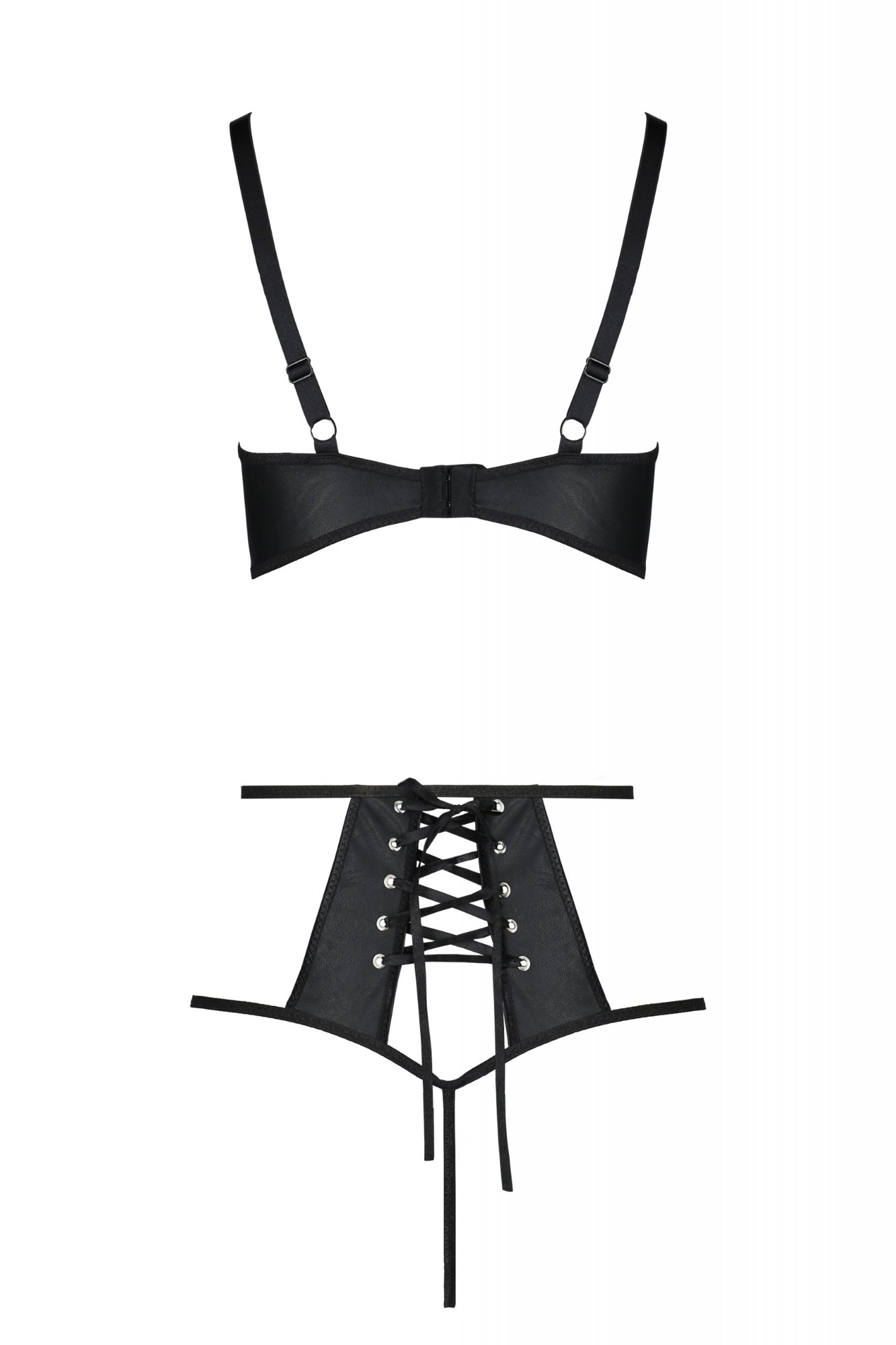 Set Lenjerie 2 Piese Tasmina, Negru, S/M