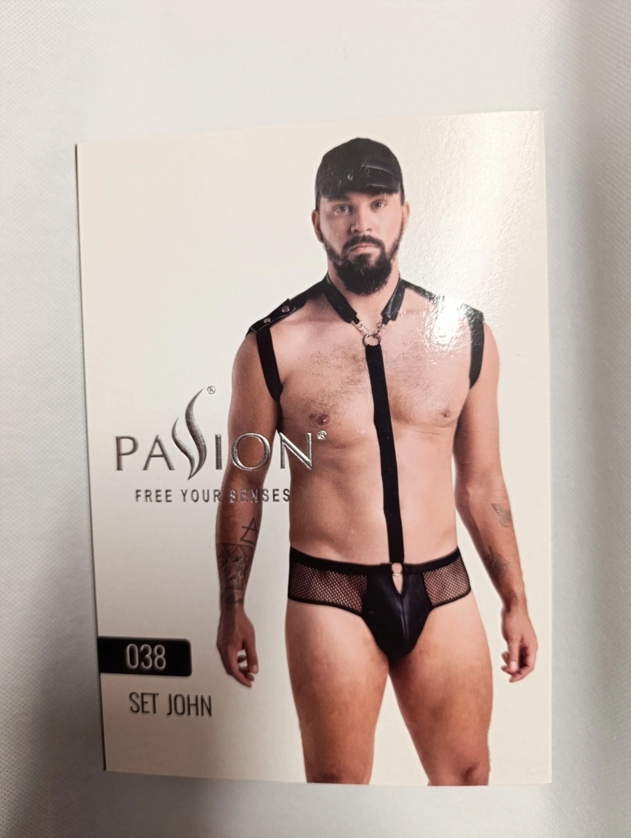Set 2 Piese John, Negru, S/M