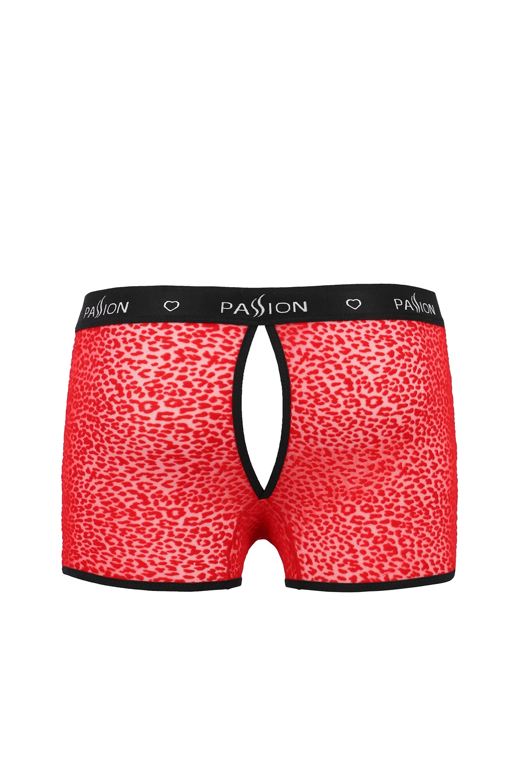 Boxeri Parker Sexy Leopard, Rosu/Negru, L/XL