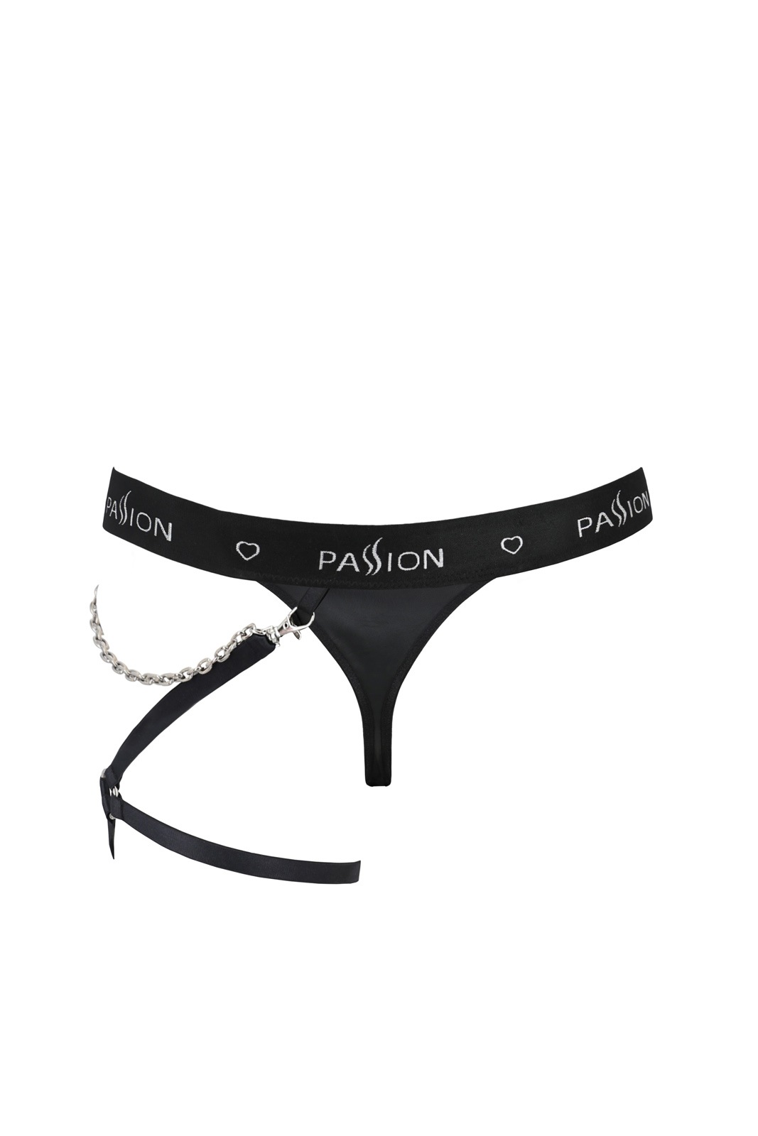 Bikini din Piele Ecologica Bill, Negru, L/XL