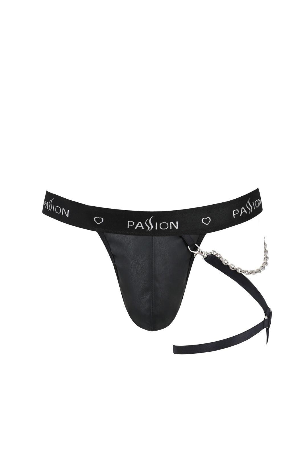 Bikini din Piele Ecologica Bill, Negru, L/XL