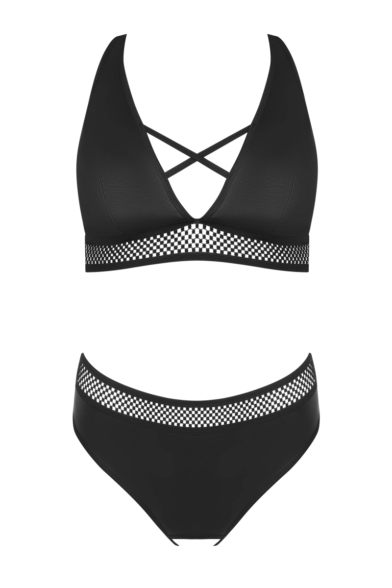 Set Lenjerie KRISTEEN, 2 Piese, Negru S/M