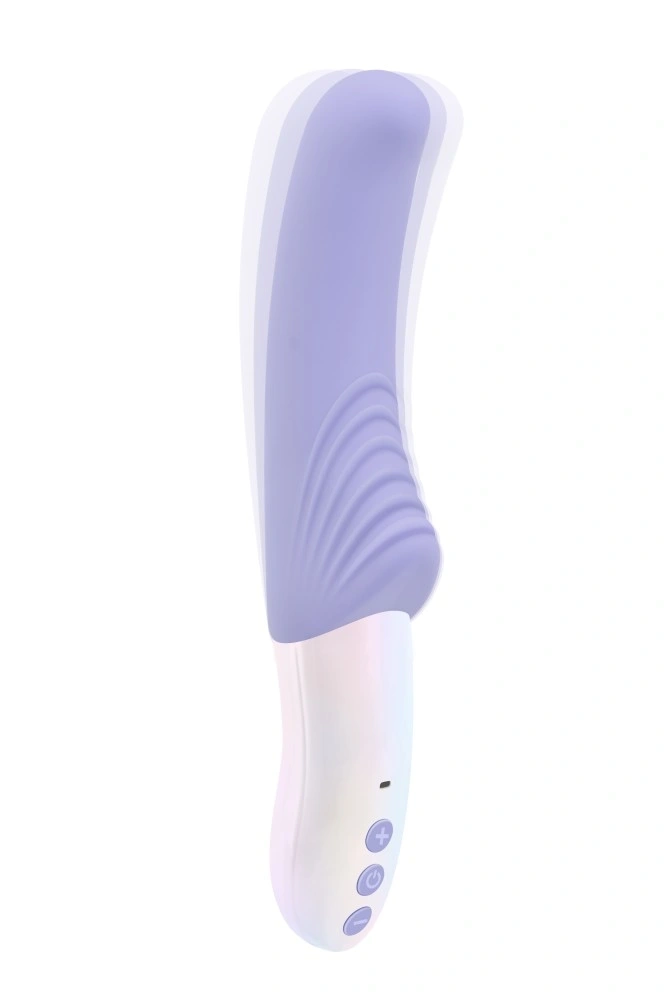 Vibrator NOX Lana 10 Moduri Vibratii, Silicon, USB Magentic, Mov, 19.8 cm