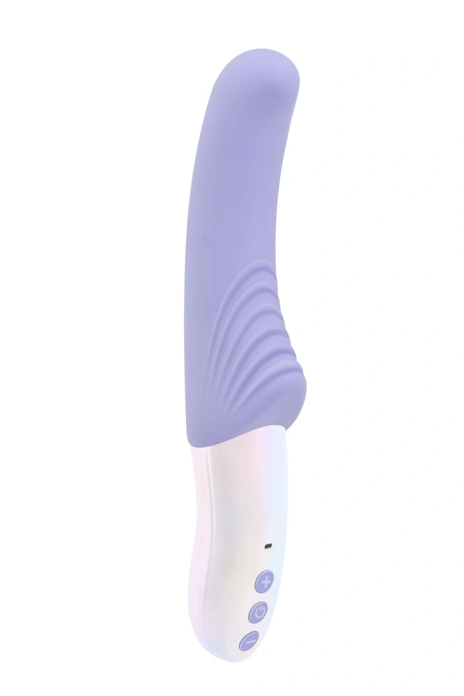 Vibrator NOX Lana 10 Moduri Vibratii, Silicon, USB Magentic, Mov, 19.8 cm