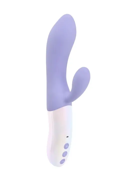 Vibrator Iepuras NOX Ava 10 Moduri Vibratii, Silicon, USB Magentic, Mov, 19 cm
