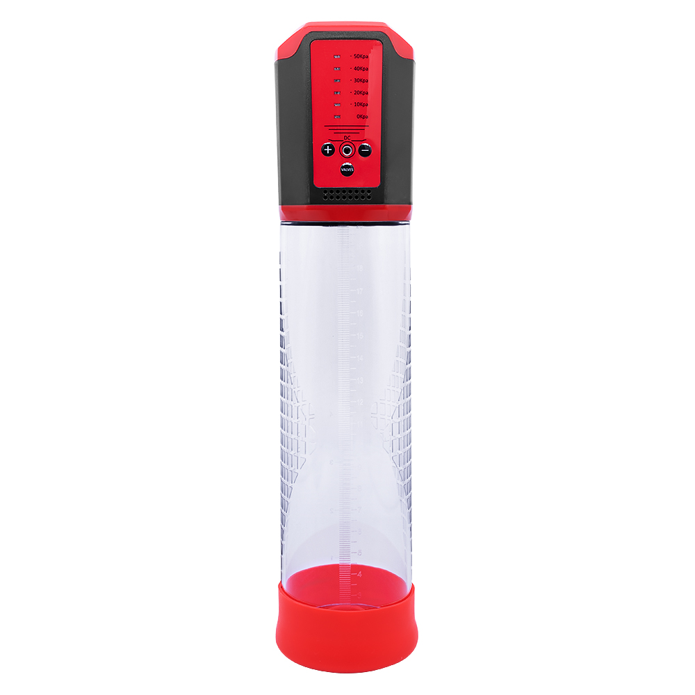 Pompa Electrica Automata Pentru Marirea Penisului 5 Moduri Presiune USB Rosu