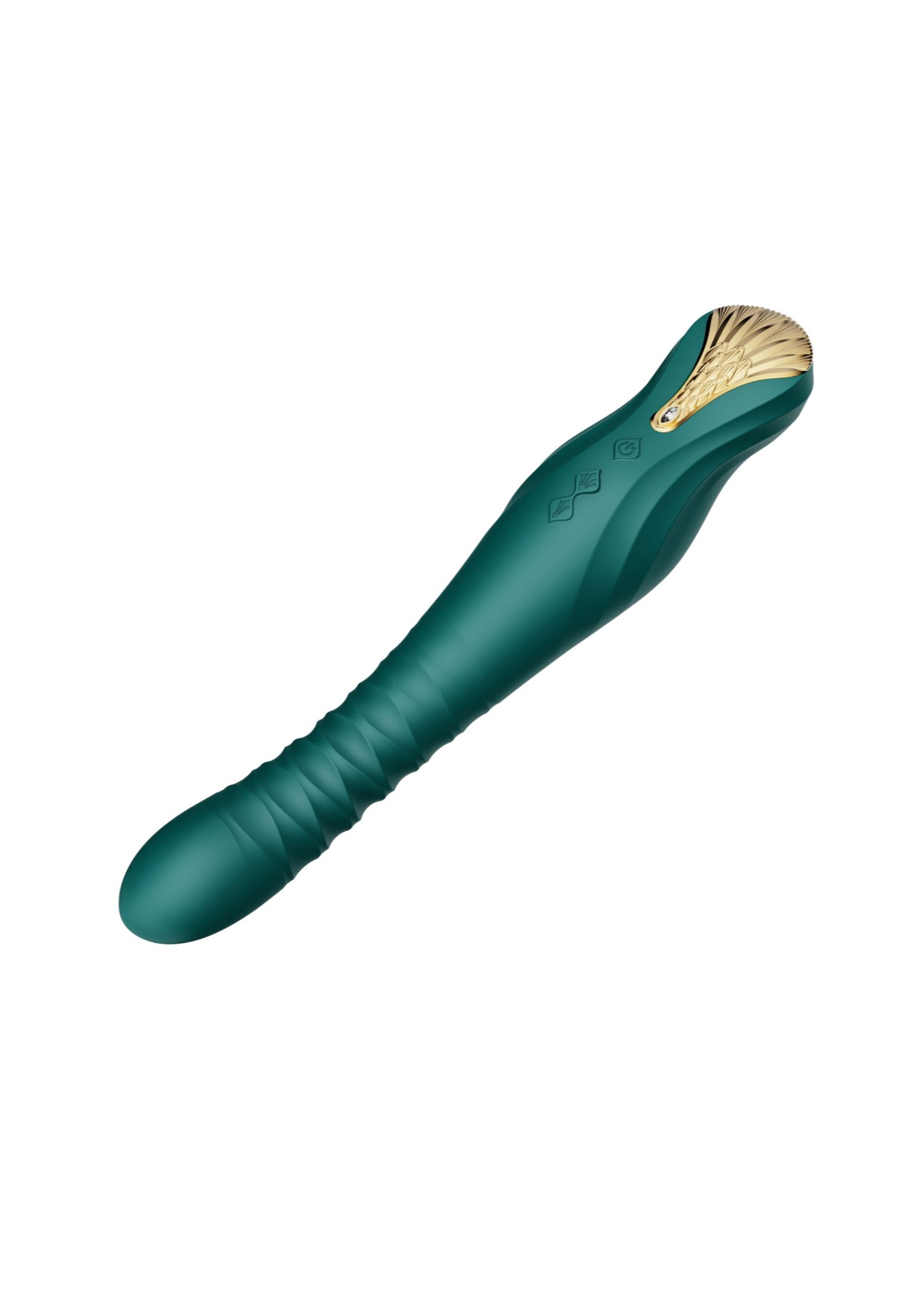 Vibrator King Thruster Bluetooth App Control Silicon Lichid Verde