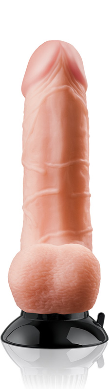 Vibrator REAL FEEL DELUXE No.1, Multispeed, TPR, Natural, 22 cm