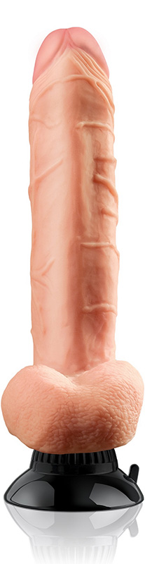 Vibrator REAL FEEL DELUXE No.7, Multispeed, TPR, Natural, 27.5 cm