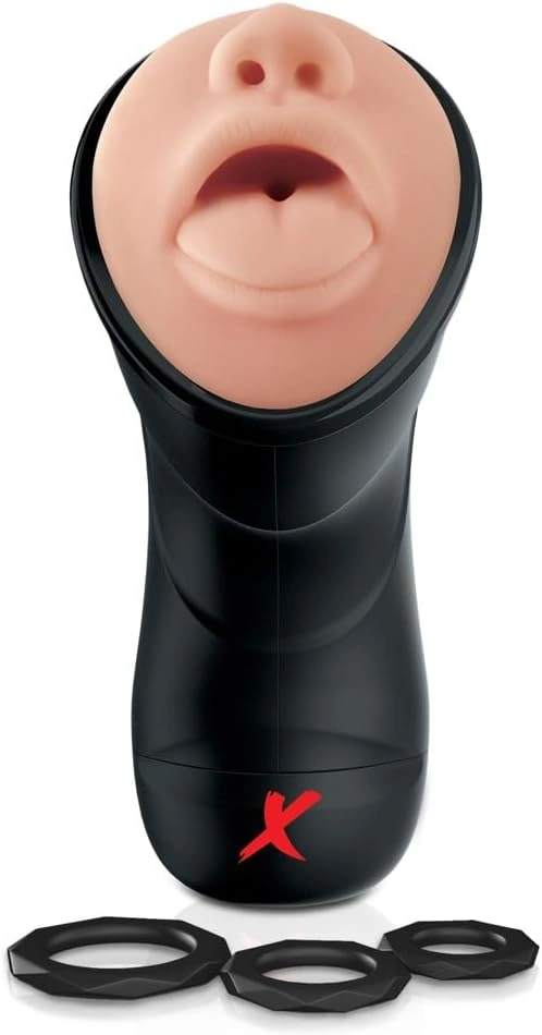 Masturbator Deep Throat Vibrating Stroker, Ultra Suction