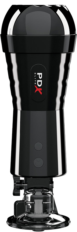 Masturbator PDX Elite Cock Compressor cu vibratii