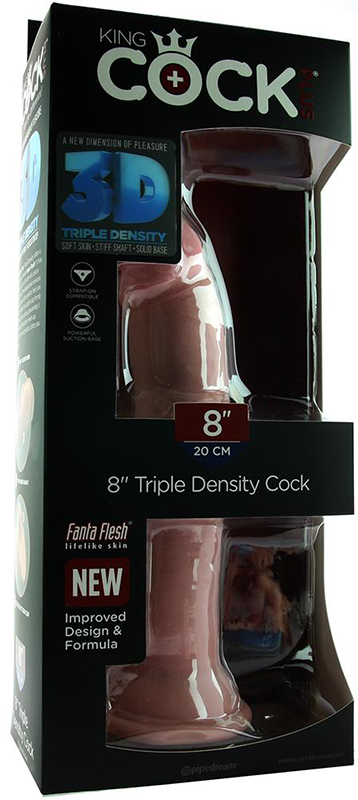 Dildo Tripla Densitate King Cock 24 cm