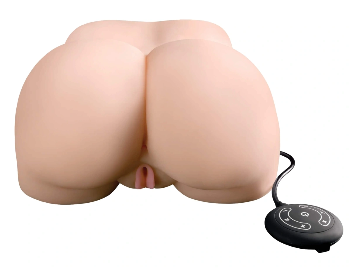 Masturbator Milk Me Silly, 2 Motoare Rotative, TPE, Natural, 11.1 kg
