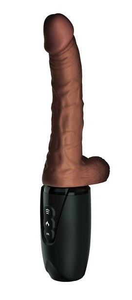 Vibrator King Cock Plus Triple Threat Vibrating&Thrusting&Heating Fanta Flesh 29.7 cm