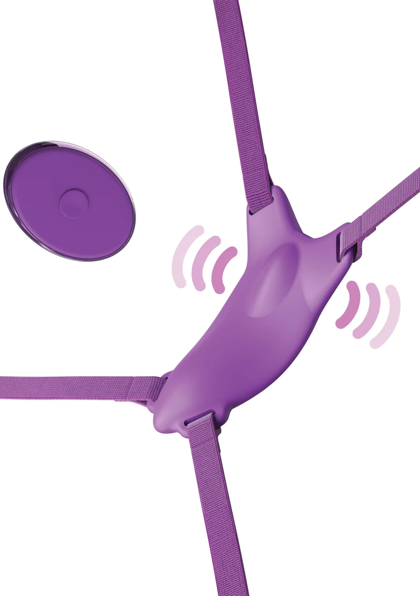 Stimulator Ultimate Butterfly Strap-On, Remote Control, 10 Moduri Vibratii, Silicon, USB, Mov