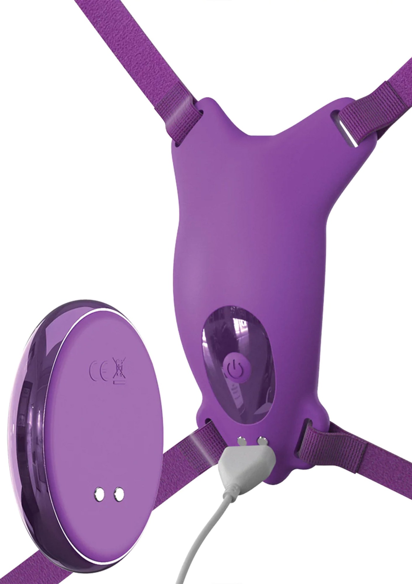 Stimulator Ultimate Butterfly Strap-On, Remote Control, 10 Moduri Vibratii, Silicon, USB, Mov