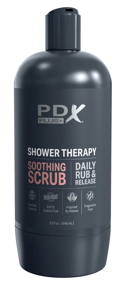 Masturbator Shower Therapy Soothing Scrub, Fanta Flesh, Maro, 20.7 cm
