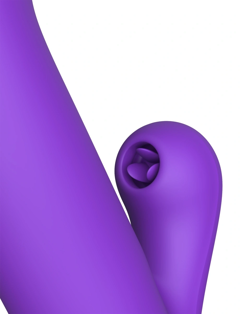Vibrator Super Sonix Thruster, Silicon, USB Magnetic, Mov, 22 cm