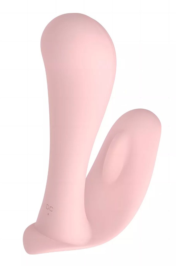 Stimulator Confidence 10 Moduri Vibratii, Silicon, USB, Roz, 12 cm, Mokko Toys, Velvet Obsession