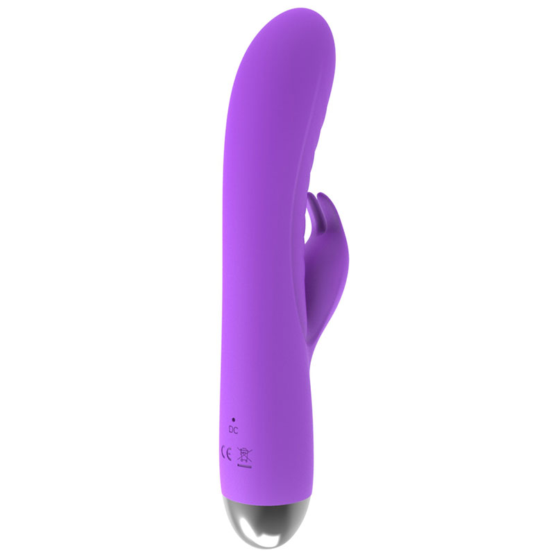 Vibrator Daisy, 10 Moduri Vibratii, Triggering, Silicon, USB, Mov, 21 cm, Mokko Toys, Good Vibes