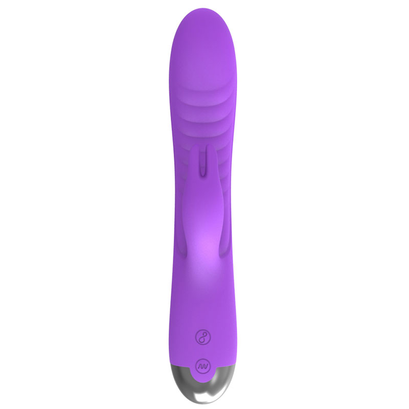 Vibrator Daisy, 10 Moduri Vibratii, Triggering, Silicon, USB, Mov, 21 cm, Mokko Toys, Good Vibes